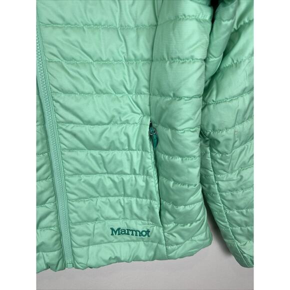Marmot Women's Size Small 3 in 1 Winter Coat Jacket Ski Green Teal Puffer - Picture 9 of 15